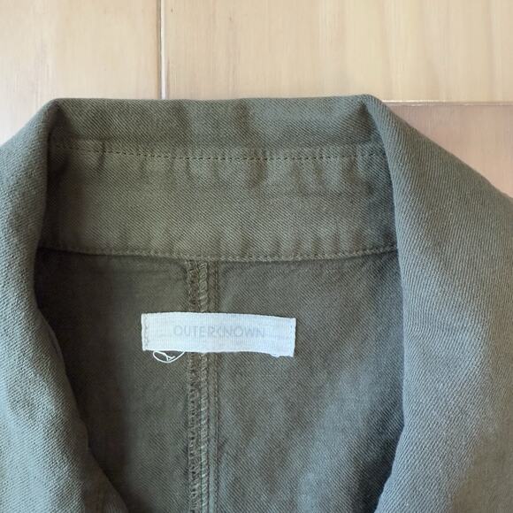 Outerknown Jumpsuit Women's Medium Green Minimalist Utility Military New York - Picture 7 of 11